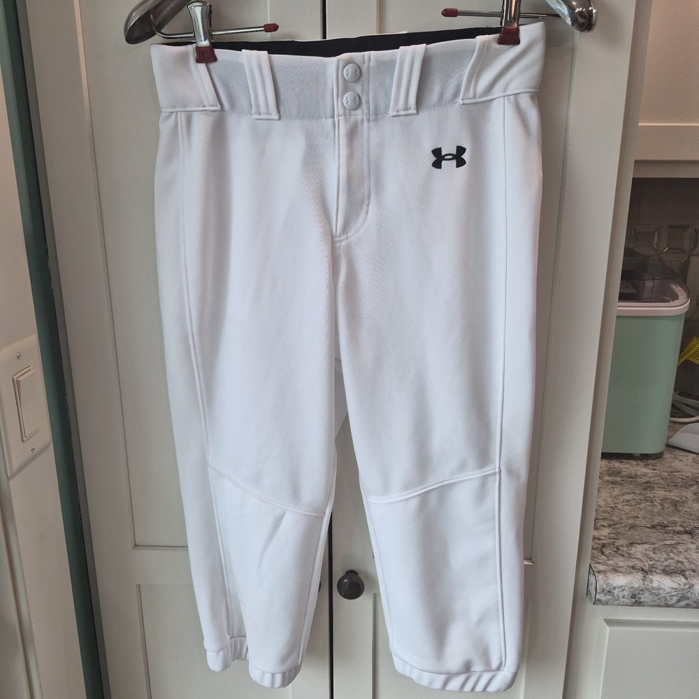 Under Armour Softball Pants Women's Size Small White